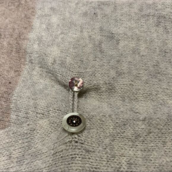 ANTHROPOLOGIE Angel Of The North Pure Lambswool Long Cardigan / Sweater Stripe - Picture 8 of 10